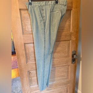 Gap twill stripe girlfriend chinos 14T